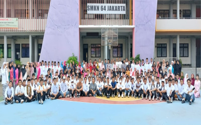 Peringatan Kelahiran Pancasila di SMK Negeri 64 Jakarta