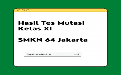 Pengumuman Hasil Tes Mutasi Kelas XI SMKN 64 Jakarta